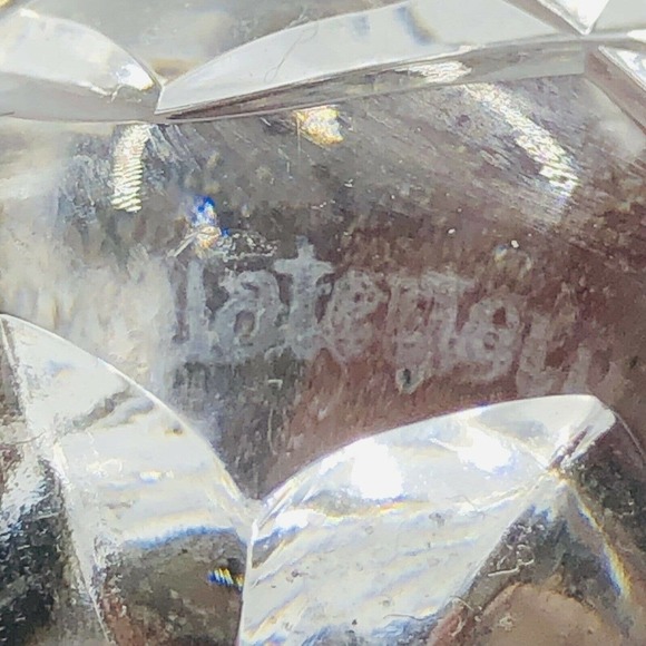 Signed Waterford Crystal Glandore EPNS Plated Salt and Pepper Shakers - Picture 4 of 12